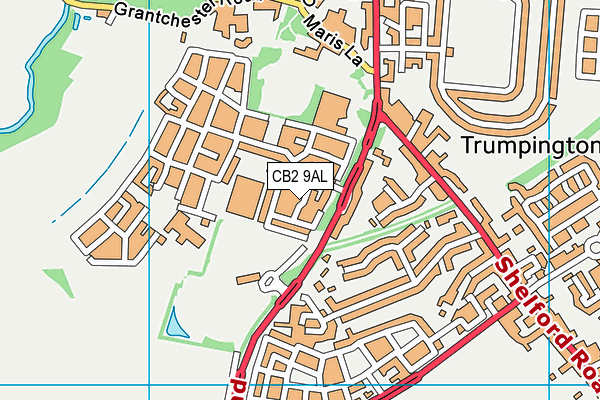 CB2 9AL map - OS VectorMap District (Ordnance Survey) CB2 9AL map - OS VectorMap District (Ordnance Survey)