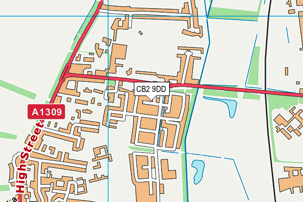 CB2 9DD map - OS VectorMap District (Ordnance Survey) CB2 9DD map - OS VectorMap District (Ordnance Survey)