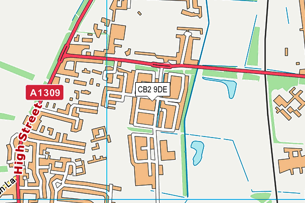 CB2 9DE map - OS VectorMap District (Ordnance Survey) CB2 9DE map - OS VectorMap District (Ordnance Survey)