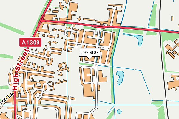 CB2 9DG map - OS VectorMap District (Ordnance Survey) CB2 9DG map - OS VectorMap District (Ordnance Survey)