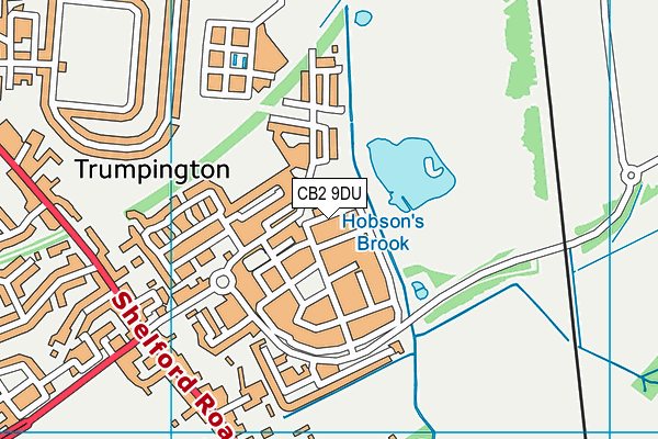 CB2 9DU map - OS VectorMap District (Ordnance Survey) CB2 9DU map - OS VectorMap District (Ordnance Survey)