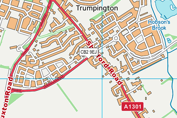 CB2 9EJ map - OS VectorMap District (Ordnance Survey) CB2 9EJ map - OS VectorMap District (Ordnance Survey)