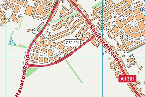 CB2 9PJ map - OS VectorMap District (Ordnance Survey) CB2 9PJ map - OS VectorMap District (Ordnance Survey)