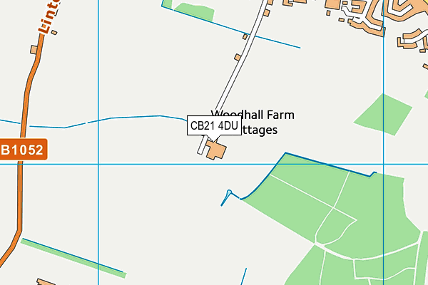 CB21 4DU map - OS VectorMap District (Ordnance Survey) CB21 4DU map - OS VectorMap District (Ordnance Survey)
