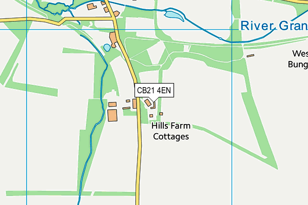 CB21 4EN map - OS VectorMap District (Ordnance Survey) CB21 4EN map - OS VectorMap District (Ordnance Survey)