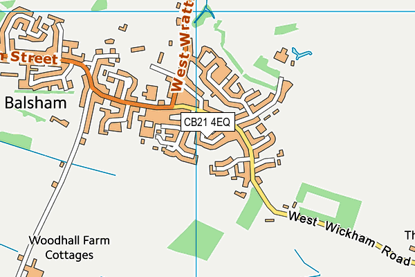 CB21 4EQ map - OS VectorMap District (Ordnance Survey) CB21 4EQ map - OS VectorMap District (Ordnance Survey)