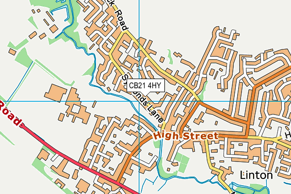 CB21 4HY map - OS VectorMap District (Ordnance Survey) CB21 4HY map - OS VectorMap District (Ordnance Survey)