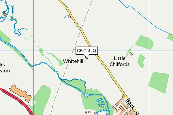 CB21 4LQ map - OS VectorMap District (Ordnance Survey) CB21 4LQ map - OS VectorMap District (Ordnance Survey)