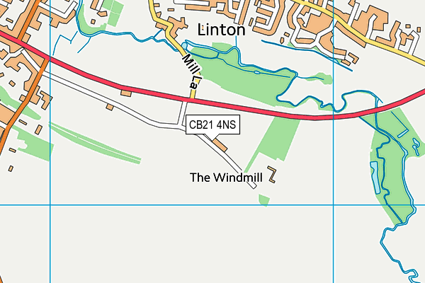 CB21 4NS map - OS VectorMap District (Ordnance Survey) CB21 4NS map - OS VectorMap District (Ordnance Survey)