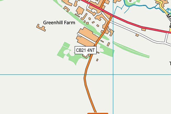 CB21 4NT map - OS VectorMap District (Ordnance Survey) CB21 4NT map - OS VectorMap District (Ordnance Survey)