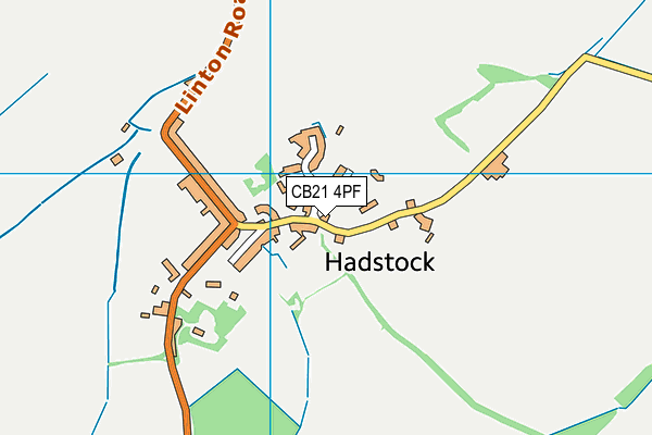 CB21 4PF map - OS VectorMap District (Ordnance Survey) CB21 4PF map - OS VectorMap District (Ordnance Survey)