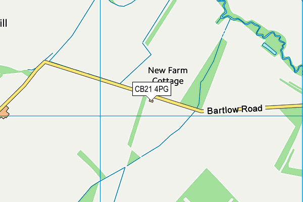 CB21 4PG map - OS VectorMap District (Ordnance Survey) CB21 4PG map - OS VectorMap District (Ordnance Survey)