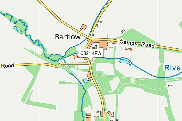 CB21 4PW map - OS VectorMap District (Ordnance Survey) CB21 4PW map - OS VectorMap District (Ordnance Survey)