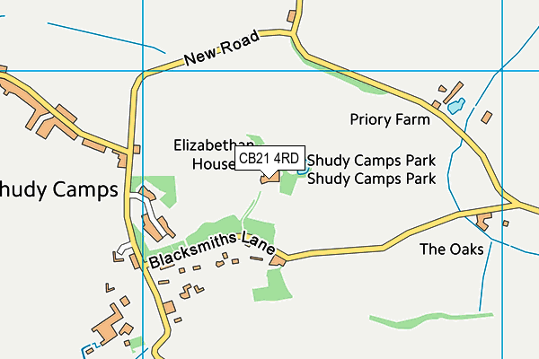 CB21 4RD map - OS VectorMap District (Ordnance Survey) CB21 4RD map - OS VectorMap District (Ordnance Survey)