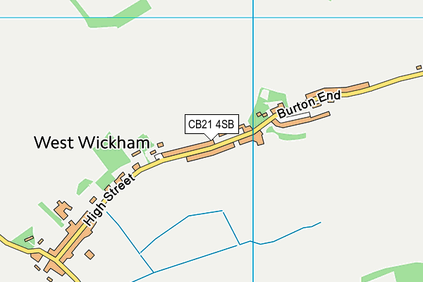 CB21 4SB map - OS VectorMap District (Ordnance Survey) CB21 4SB map - OS VectorMap District (Ordnance Survey)