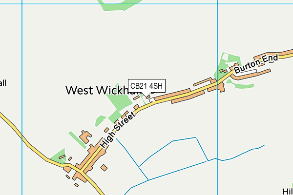 CB21 4SH map - OS VectorMap District (Ordnance Survey) CB21 4SH map - OS VectorMap District (Ordnance Survey)