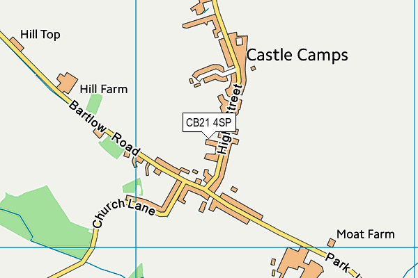 CB21 4SP map - OS VectorMap District (Ordnance Survey) CB21 4SP map - OS VectorMap District (Ordnance Survey)