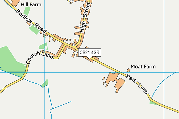 CB21 4SR map - OS VectorMap District (Ordnance Survey) CB21 4SR map - OS VectorMap District (Ordnance Survey)