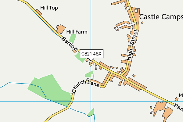 CB21 4SX map - OS VectorMap District (Ordnance Survey) CB21 4SX map - OS VectorMap District (Ordnance Survey)