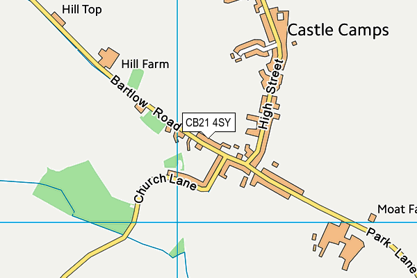 CB21 4SY map - OS VectorMap District (Ordnance Survey) CB21 4SY map - OS VectorMap District (Ordnance Survey)