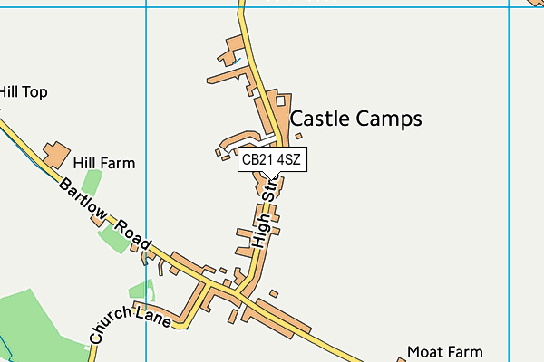 CB21 4SZ map - OS VectorMap District (Ordnance Survey) CB21 4SZ map - OS VectorMap District (Ordnance Survey)