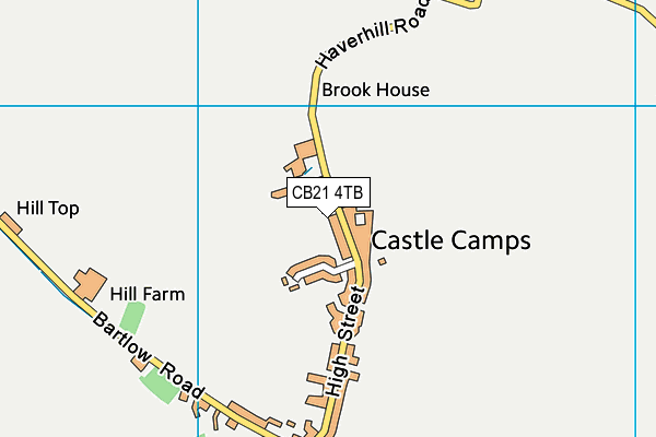 CB21 4TB map - OS VectorMap District (Ordnance Survey) CB21 4TB map - OS VectorMap District (Ordnance Survey)