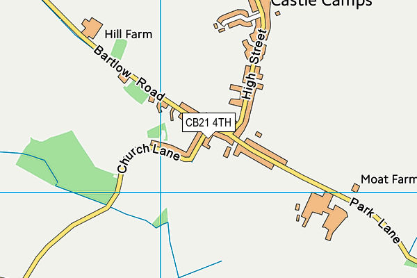 CB21 4TH map - OS VectorMap District (Ordnance Survey) CB21 4TH map - OS VectorMap District (Ordnance Survey)
