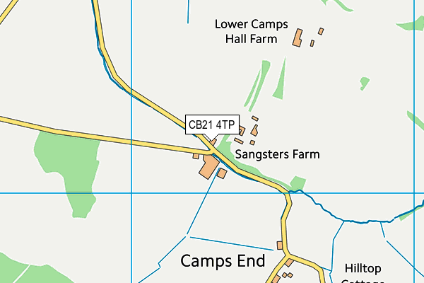 CB21 4TP map - OS VectorMap District (Ordnance Survey) CB21 4TP map - OS VectorMap District (Ordnance Survey)