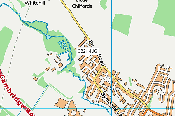 CB21 4UG map - OS VectorMap District (Ordnance Survey) CB21 4UG map - OS VectorMap District (Ordnance Survey)