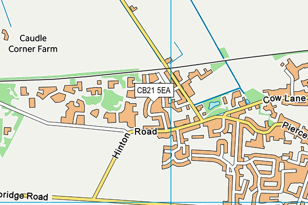 CB21 5EA map - OS VectorMap District (Ordnance Survey) CB21 5EA map - OS VectorMap District (Ordnance Survey)