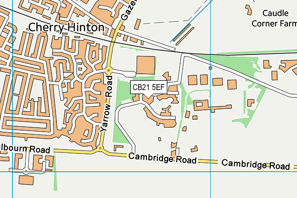 CB21 5EF map - OS VectorMap District (Ordnance Survey) CB21 5EF map - OS VectorMap District (Ordnance Survey)