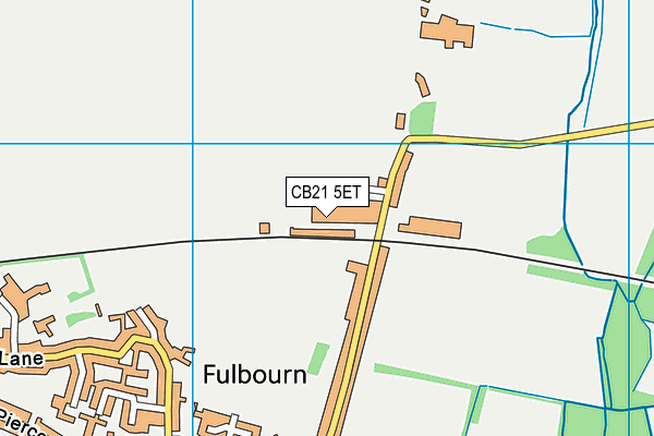 CB21 5ET map - OS VectorMap District (Ordnance Survey) CB21 5ET map - OS VectorMap District (Ordnance Survey)