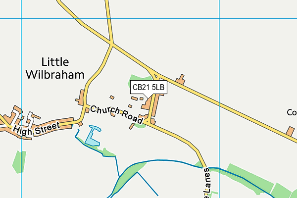 CB21 5LB map - OS VectorMap District (Ordnance Survey) CB21 5LB map - OS VectorMap District (Ordnance Survey)