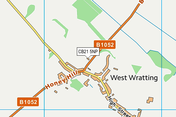 CB21 5NP map - OS VectorMap District (Ordnance Survey) CB21 5NP map - OS VectorMap District (Ordnance Survey)