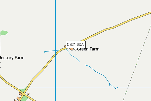 CB21 6DA map - OS VectorMap District (Ordnance Survey) CB21 6DA map - OS VectorMap District (Ordnance Survey)