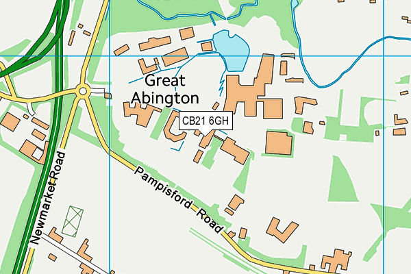 CB21 6GH map - OS VectorMap District (Ordnance Survey) CB21 6GH map - OS VectorMap District (Ordnance Survey)