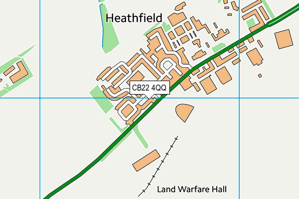 CB22 4QQ map - OS VectorMap District (Ordnance Survey) CB22 4QQ map - OS VectorMap District (Ordnance Survey)