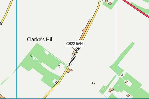 CB22 5AN map - OS VectorMap District (Ordnance Survey) CB22 5AN map - OS VectorMap District (Ordnance Survey)