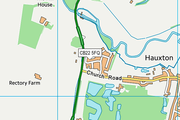CB22 5FQ map - OS VectorMap District (Ordnance Survey) CB22 5FQ map - OS VectorMap District (Ordnance Survey)