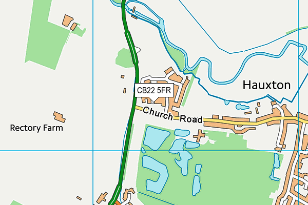 CB22 5FR map - OS VectorMap District (Ordnance Survey) CB22 5FR map - OS VectorMap District (Ordnance Survey)