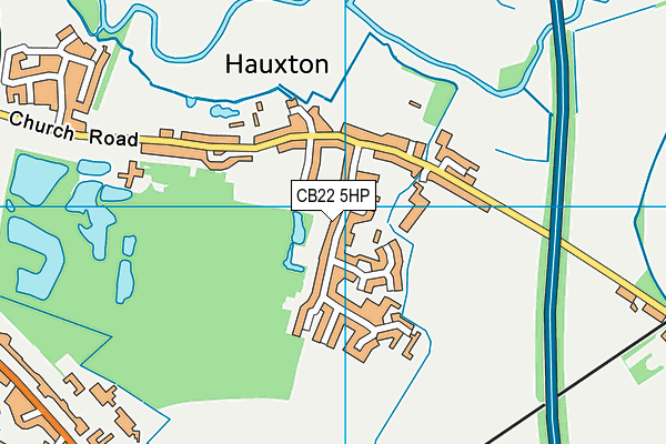 CB22 5HP map - OS VectorMap District (Ordnance Survey) CB22 5HP map - OS VectorMap District (Ordnance Survey)