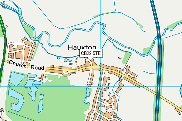 CB22 5TE map - OS VectorMap District (Ordnance Survey) CB22 5TE map - OS VectorMap District (Ordnance Survey)