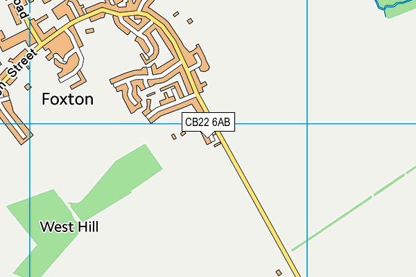 CB22 6AB map - OS VectorMap District (Ordnance Survey) CB22 6AB map - OS VectorMap District (Ordnance Survey)