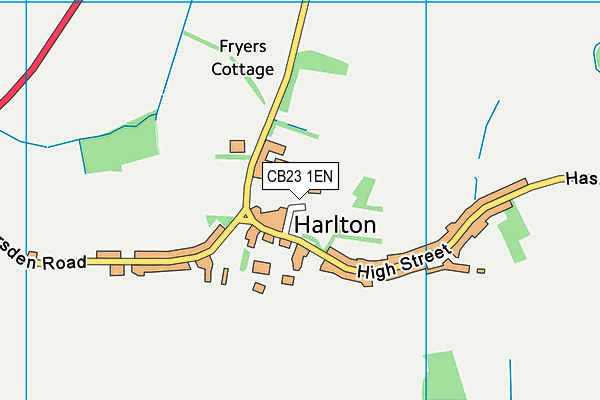 CB23 1EN map - OS VectorMap District (Ordnance Survey) CB23 1EN map - OS VectorMap District (Ordnance Survey)