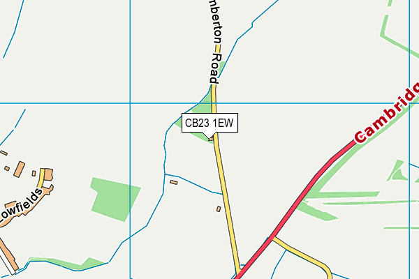 CB23 1EW map - OS VectorMap District (Ordnance Survey) CB23 1EW map - OS VectorMap District (Ordnance Survey)