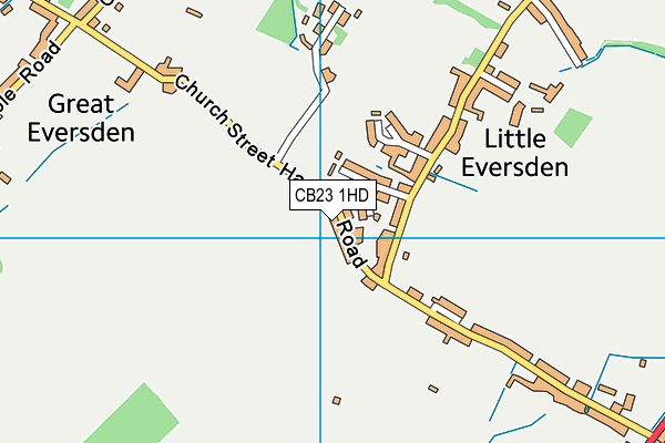 CB23 1HD map - OS VectorMap District (Ordnance Survey) CB23 1HD map - OS VectorMap District (Ordnance Survey)