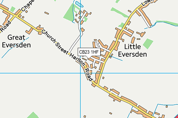 CB23 1HF map - OS VectorMap District (Ordnance Survey) CB23 1HF map - OS VectorMap District (Ordnance Survey)