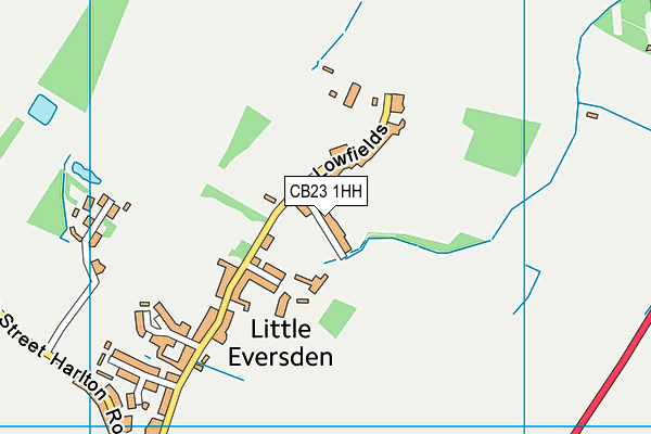 CB23 1HH map - OS VectorMap District (Ordnance Survey) CB23 1HH map - OS VectorMap District (Ordnance Survey)