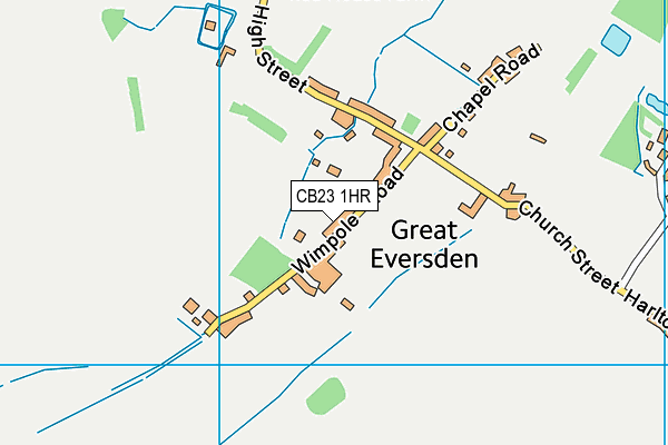 CB23 1HR map - OS VectorMap District (Ordnance Survey) CB23 1HR map - OS VectorMap District (Ordnance Survey)