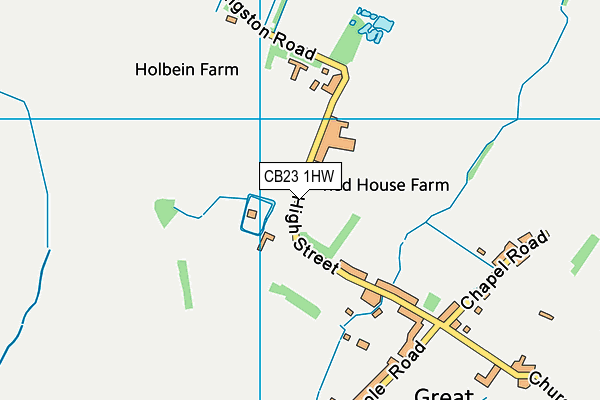 CB23 1HW map - OS VectorMap District (Ordnance Survey) CB23 1HW map - OS VectorMap District (Ordnance Survey)